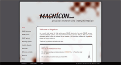 Desktop Screenshot of magnicon.com