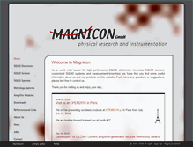 Tablet Screenshot of magnicon.com